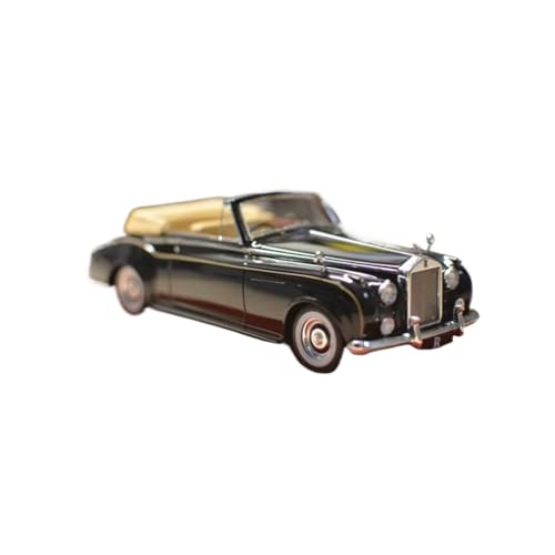 YLQERZ Modellauto Im Maßstab 1:43 Für Rolls-Royce Silver Cloud II Harz Auto Modell Statische Möbel Ornamente Hobby Souvenirs Für Die Sammlung(Black) von YLQERZ
