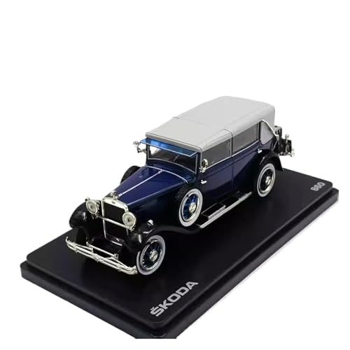 YLQERZ Modellauto Im Maßstab 1:43 Für Skoda 860 Legierung Druckguss Spielzeug Fahrzeuge Miniatur Skala Modell Auto Desktop Dekoration Für Die Sammlung(Blue) von YLQERZ