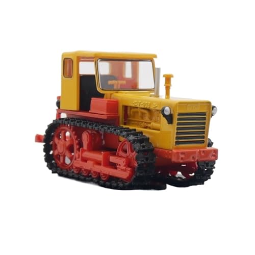 YLQERZ Modellauto Im Maßstab 1:43 Für T-50B Crawler Traktor Modell (orange) Maßstab Metall Ornamente Legierung Sammlung Spielzeugauto Für Die Sammlung von YLQERZ