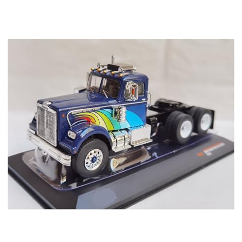 YLQERZ Modellauto Im Maßstab 1:43 Für White Western Star 4864 1970 Traktor-LKW-Modell Metalllegierung Spielzeug (blau) Für Die Sammlung von YLQERZ