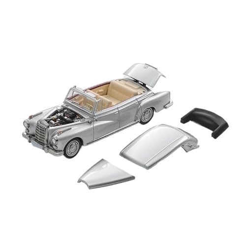 YLQERZ Modellauto Im Maßstab 1:64 Für 300D Cabrio Modell Legierung Auto Modell Statische Dekorative Ornamente Hobby Souvenirs Für Die Sammlung(Silver) von YLQERZ
