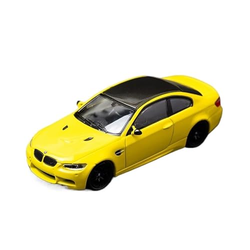 YLQERZ Modellauto Im Maßstab 1:64 Für BMW M3 E92 Gelb Kleine Skala Metall Casting Legierung Auto Modell Sammlung Grün Für Die Sammlung(Yellow) von YLQERZ