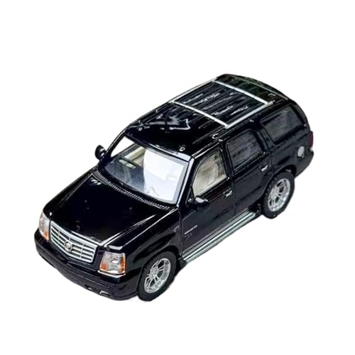 YLQERZ Modellauto Im Maßstab 1:64 Für Cadillac 2005 Escalade SUV Legierung Auto Modell Ornamente Schwarz Szene Dekoration Für Die Sammlung(Black) von YLQERZ
