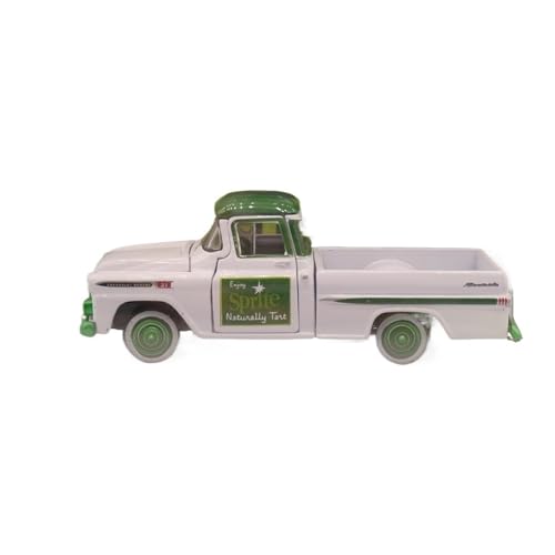 YLQERZ Modellauto Im Maßstab 1:64 Für Chevy Fleetside 1959 Chevrolet Pickup Truck Metall Automodell Legierung Spielzeug Weiß Für Die Sammlung von YLQERZ