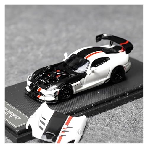 YLQERZ Modellauto Im Maßstab 1:64 Für Dodge Viper ACR Legierung Auto Modell Hobby Sammlung Display Souvenir Ornamente Für Die Sammlung(White) von YLQERZ