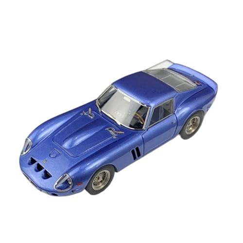 YLQERZ Modellauto Im Maßstab 1:64 Für Ferrari 250GTO 962 SCM Harz Auto Modell Blau Szene Dekoration Hobby Für Erwachsene Für Die Sammlung von YLQERZ