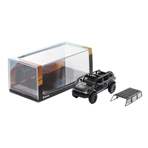 YLQERZ Modellauto Im Maßstab 1:64 Für Ford Mustang Cabrio Off-Road SUV Legierung Auto Modell Weiß Miniatur Landschaft Ornamente Für Die Sammlung(Black) von YLQERZ