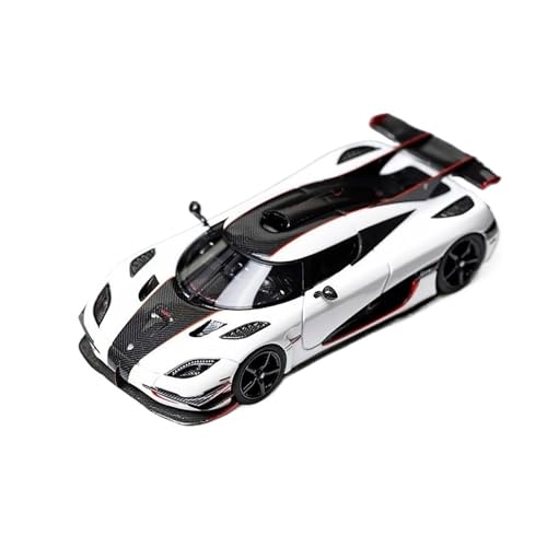 YLQERZ Modellauto Im Maßstab 1:64 Für Koenigsegg One 1 Harz Figur Modell Hobby Sammlung Display Souvenir Ornament Für Die Sammlung(White) von YLQERZ