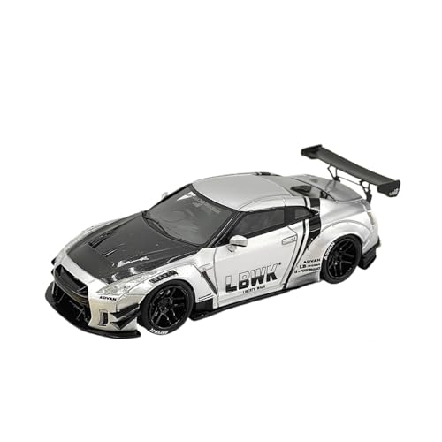 YLQERZ Modellauto Im Maßstab 1:64 Für LB-Works GT-R R35 Tyoe 2 Harzmaterial Statische Anzeige Hobby Sportwagenmodell Silber Für Die Sammlung YLQERZ Modellauto Im Maßstab 1:64 Für LB-Works GT-R R35 Tyoe 2 Harzmaterial Statische Anzeige Hobby Sportwagenmodell Silber Für Die Sammlung von YLQERZ
