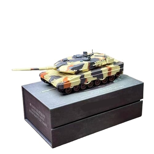YLQERZ Modellauto Im Maßstab 1:64 Für Leopard 2A6 Legierung Militär Panzerfahrzeug Modell Erwachsene Ornamente Sammlung Statische Dekoration Für Die Sammlung von YLQERZ