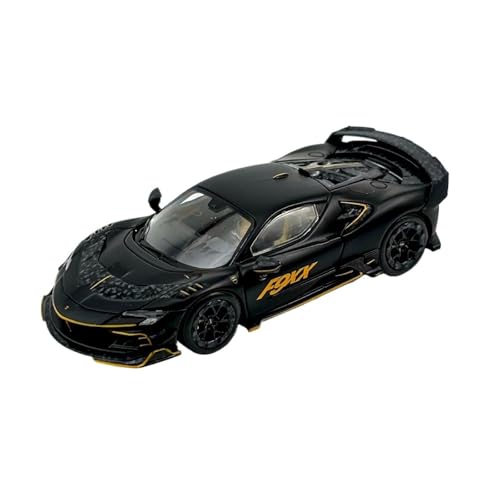 YLQERZ Modellauto Im Maßstab 1:64 Für Mansory Modified SF90 F9XX Supercar Legierung Automodell Statische Metalldruckguss-Ornamente Für Die Sammlung(Black) von YLQERZ