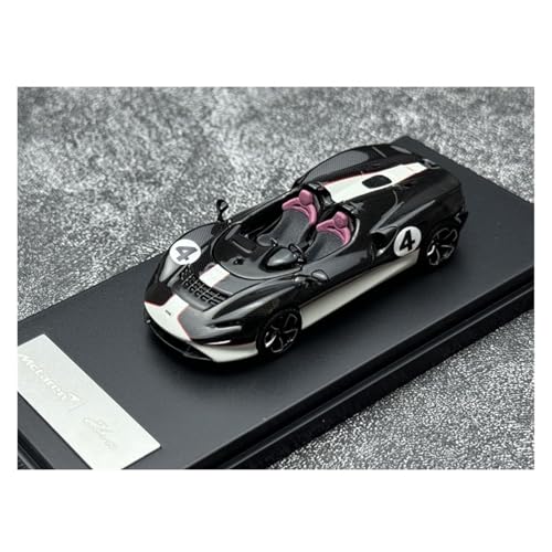 YLQERZ Modellauto Im Maßstab 1:64 Für McLaren Elva M1A MOS Konzeptauto Legierung Automodell Ornamente Maßstab Metallguss Spielzeug Für Die Sammlung(Black) von YLQERZ