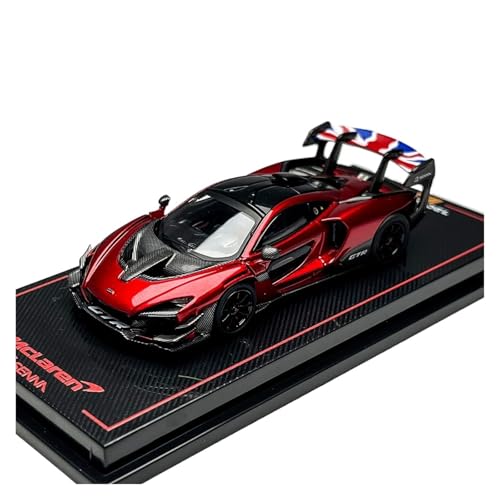 YLQERZ Modellauto Im Maßstab 1:64 Für McLaren Senna GTR Rot Kleinmaßstab Metalldruckguss Gedenklegierung Automodell Für Die Sammlung(Red) von YLQERZ