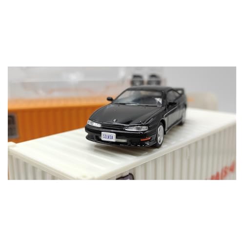 YLQERZ Modellauto Im Maßstab 1:64 Für Nissan Silvia S14 Auto Enthusiasten Sammlung Display Modell Grün Kleine Skala Für Die Sammlung(Black) von YLQERZ