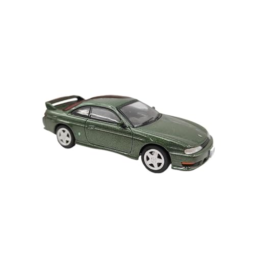 YLQERZ Modellauto Im Maßstab 1:64 Für Nissan Silvia S14 Auto Enthusiasten Sammlung Display Modell Grün Kleine Skala Für Die Sammlung(Green) von YLQERZ
