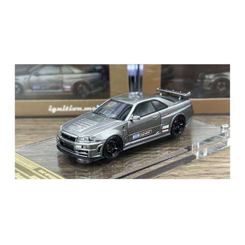 YLQERZ Modellauto Im Maßstab 1:64 Für Nissan Skyline R34 Z-Tune Silber Harz Auto Modell Erwachsene Hobby Souvenir Für Sammler Für Die Sammlung YLQERZ Modellauto Im Maßstab 1:64 Für Nissan Skyline R34 Z-Tune Silber Harz Auto Modell Erwachsene Hobby Souvenir Für Sammler Für Die Sammlung von YLQERZ
