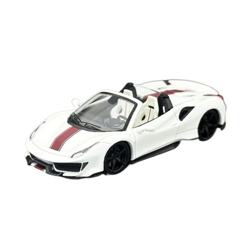 YLQERZ Modellauto Im Maßstab 1:64 Für Novetic 488 Pista Cabrio Perle Weiß Legierung Auto Modell Flur Ornament Für Die Sammlung YLQERZ Modellauto Im Maßstab 1:64 Für Novetic 488 Pista Cabrio Perle Weiß Legierung Auto Modell Flur Ornament Für Die Sammlung von YLQERZ