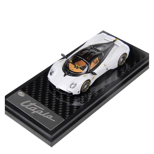 YLQERZ Modellauto Im Maßstab 1:64 Für Pagani Utopia Weißmetallguss Spielzeug Kleinmaßstab Legierung Automodell Statische Heimdekoration Für Die Sammlung(White) von YLQERZ