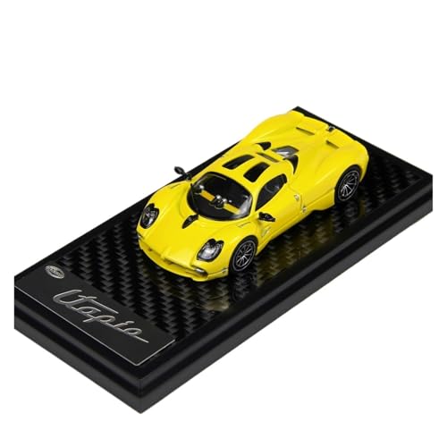 YLQERZ Modellauto Im Maßstab 1:64 Für Pagani Utopia Weißmetallguss Spielzeug Kleinmaßstab Legierung Automodell Statische Heimdekoration Für Die Sammlung(Yellow) von YLQERZ
