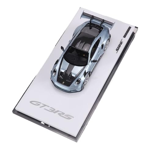 YLQERZ Modellauto Im Maßstab 1:64 Für Porsche 911GT3 RS Harz Auto Modell Sammlung Kleine Maßstab Statische Ornamente Dekoration Für Die Sammlung(Blue) von YLQERZ