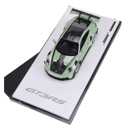 YLQERZ Modellauto Im Maßstab 1:64 Für Porsche 911GT3 RS Harz Auto Modell Sammlung Kleine Maßstab Statische Ornamente Dekoration Für Die Sammlung(Green) von YLQERZ