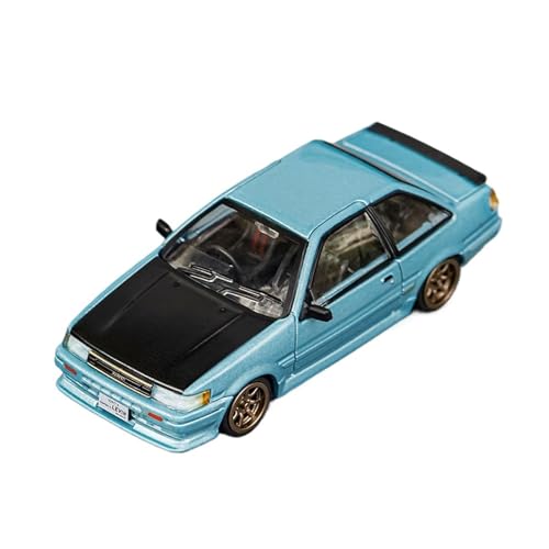 YLQERZ Modellauto Im Maßstab 1:64 Für Toyota AE86 Corolla Levine Sedan Edition Legierung Auto Modell Sammlung Fahrzeug Party Geeignet Für Erwachsene Für Die Sammlung(Blue) von YLQERZ