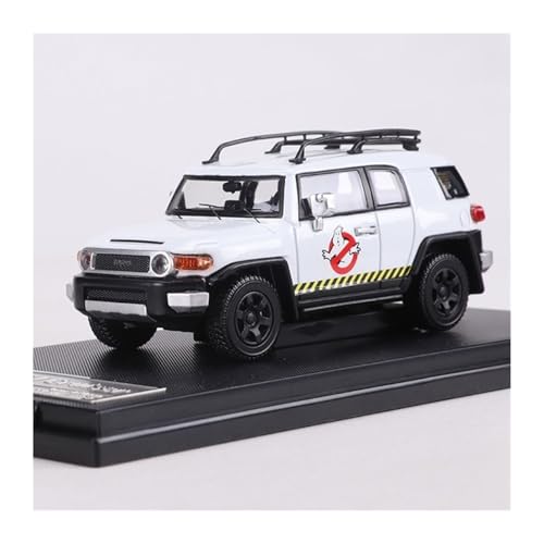 YLQERZ Modellauto Im Maßstab 1:64 Für Toyota Cruiser FJ Land Cruiser SUV Geländewagen Maßstab Legierung Modell Spielzeugauto Für Die Sammlung(White2) von YLQERZ