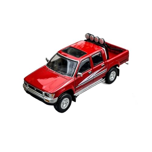 YLQERZ Modellauto Im Maßstab 1:64 Für Toyota Hilux Zweireihig Allradantrieb 1994 Legierung Automodell Fahrzeug Hobby Sammlung Für Die Sammlung(Red) von YLQERZ