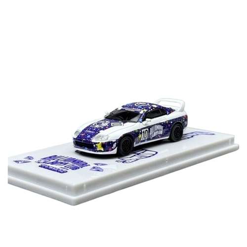 YLQERZ Modellauto Im Maßstab 1:64 Für Toyota Supra Club Legierung Auto Modell Kleine Skala Metall Casting Sammler Blau Für Die Sammlung von YLQERZ