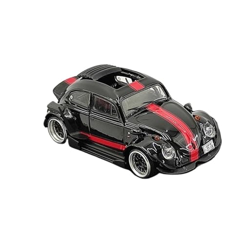YLQERZ Modellauto Im Maßstab 1:64 Für Volkswagen Beetle RWB Beetle Cabrio Edition Legierung Auto Modell Diecast Souvenir Für Die Sammlung(Black) von YLQERZ