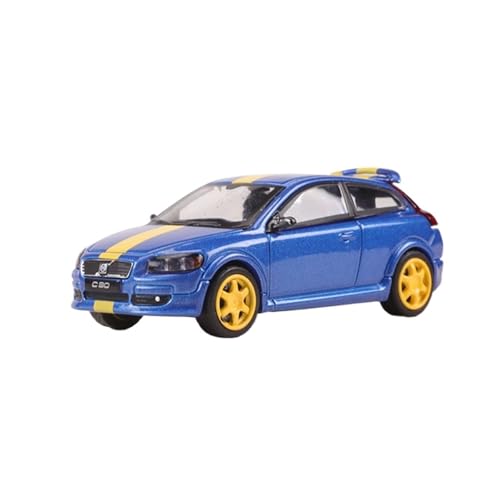 YLQERZ Modellauto Im Maßstab 1:64 Für Volvo C30 Legierung Druckguss Automodell Für Heim- Und Bürodisplay Sammler Gelb Für Die Sammlung(Blue) von YLQERZ