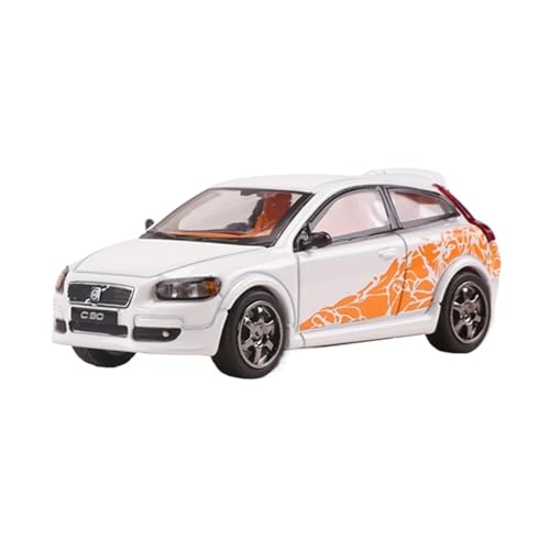YLQERZ Modellauto Im Maßstab 1:64 Für Volvo C30 Legierung Druckguss Automodell Für Heim- Und Bürodisplay Sammler Gelb Für Die Sammlung(White) von YLQERZ