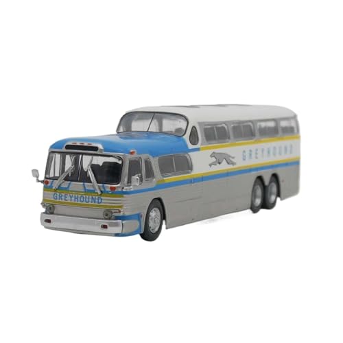 YLQERZ Modellauto Im Maßstab 1:72 Für Ist Greyhound Bus Fernbus Legierung Auto Modell Spielzeug Grau Für Die Sammlung von YLQERZ