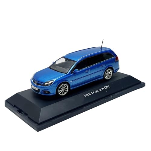YLQERZ Modellauto Im Maßstab Blau 1/43 Für Vectra Caravan OPC Reise Legierung Auto Modell Hobby Sammlung Display Souvenir Für Die Sammlung von YLQERZ