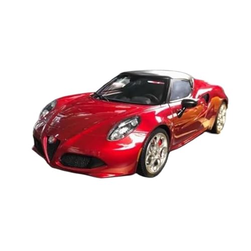 YLQERZ Modellauto Im Maßstab Diecast 1/18 Für 4C Skala Modell Fahrzeug Modell Spielzeug Sammlung Dekoration Display Gelb Für Die Sammlung(Red) von YLQERZ