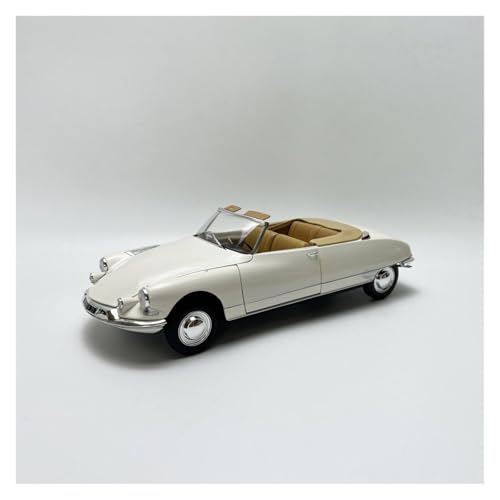 YLQERZ Modellauto Im Maßstab Diecast 1/18 Skala Für Citroen DS19 Cabriolet Limousine Legierung Auto Modell Sammeln Ornament Für Die Sammlung(White) von YLQERZ