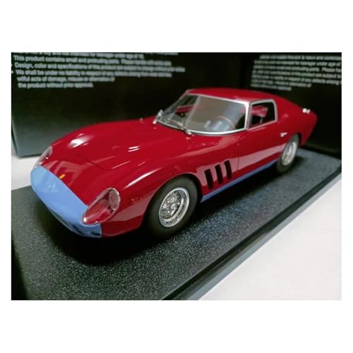 YLQERZ Modellauto Im Maßstab Druckguss 1/18 Skala 250GT 1963 Sport Auto Harz Modell Sammeln Ornament Rot Für Die Sammlung von YLQERZ