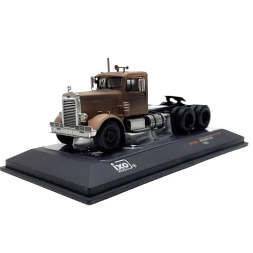 YLQERZ Modellauto Im Maßstab Druckguss 1:64 Maßstab Für Peterbilt 281 1955 LKW Traktor Legierung Fahrzeugmodell Statische Anzeige Für Die Sammlung(Brown) von YLQERZ