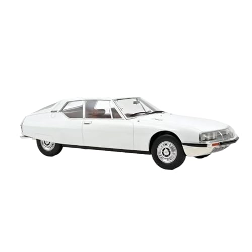 YLQERZ Modellauto Im Maßstab Druckguss Für Citroën SM 1970 Weiß Maßstab 1:12 Legierung Klassisches Automodell Souvenirsammlung Hobby Für Die Sammlung von YLQERZ