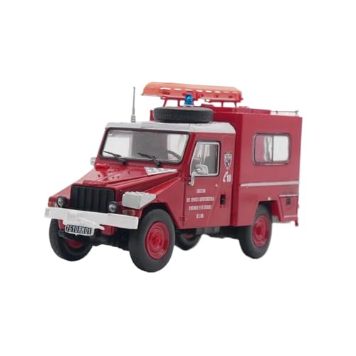 YLQERZ Modellauto Im Maßstab Druckguss Im Maßstab 1:43 Für Got 4x4 Feuerwehrauto Statisches Auto Legierung Modellsammlung Spielzeug Hobby (rot) Für Die Sammlung von YLQERZ