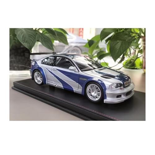 YLQERZ Modellauto Im Maßstab Druckguss-Maßstab 1:18 Für BMW M3 GTR E46 Legierung Statisches Automodell Erwachsene Spielzeugsammlung Ornament Für Die Sammlung von YLQERZ