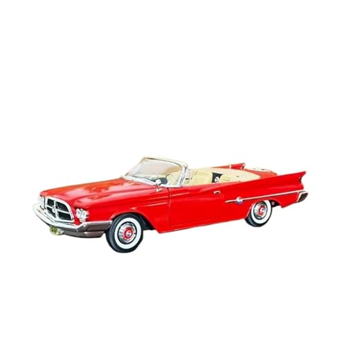 YLQERZ Modellauto Im Maßstab Druckguss-Maßstab 1:18 Für Chrysler 300FC 1960 Legierung Retro-Auto Produkt Spielzeug Sammlung Statisches Modell Für Die Sammlung(Red) von YLQERZ