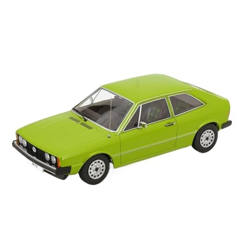 YLQERZ Modellauto Im Maßstab Druckguss-Maßstab 1:18 Für VW Scirocco 1 GTI 1976 Statisches Automodell Aus Legierung Souvenir-Spielzeugfahrzeug-Display Für Die Sammlung(Green) von YLQERZ
