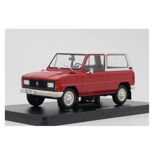 YLQERZ Modellauto Im Maßstab Druckguss-Modellauto Im Maßstab 1:24 Für Geländewagen Aus Legierung Von 1980 Sammler-Ornament-Display (rot) Für Die Sammlung von YLQERZ