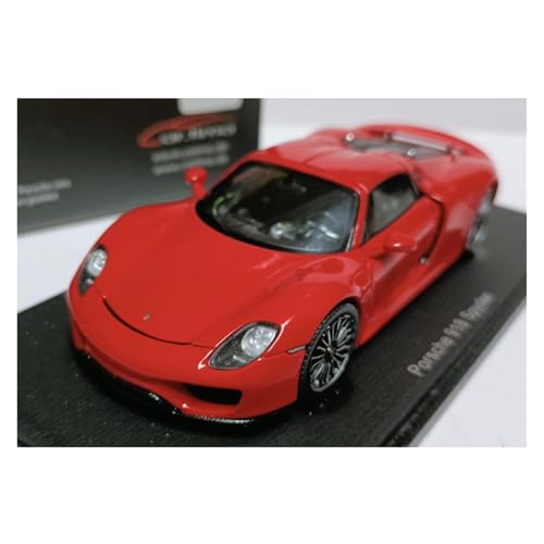 YLQERZ Modellauto Im Maßstab Harz 1 43 Für 918 Spyder Modifizierte Sport Auto Modell Statische Miniatur Party Ornament Rot Für Die Sammlung von YLQERZ