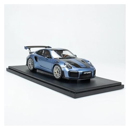 YLQERZ Modellauto Im Maßstab Maßstab 1/18 Für Porsche 911 Gt2rs Spirit Automodell Erwachsenensammlung Souvenir-Ornamente (blau) Für Die Sammlung von YLQERZ