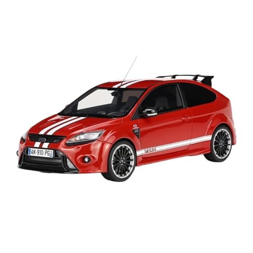YLQERZ Modellauto Im Maßstab Maßstab 1:18 Für Ford Focus Mk2 Rs Rot 2010 Freunde Souvenirs Spielzeug Rot Statische Sammlung Display Für Die Sammlung von YLQERZ