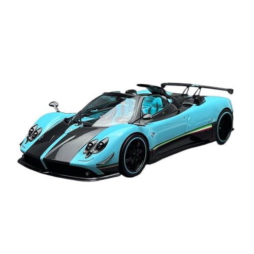 YLQERZ Modellauto Im Maßstab Maßstab 1:18 Für Pagani UNO Zonda F 2005 Blaues Legierungs-Automodell Mit Vollständiger Öffnung Für Ernsthafte Sammler Für Die Sammlung von YLQERZ