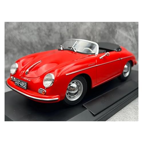 YLQERZ Modellauto Im Maßstab Maßstab 1:18 Für Porsche 356 Cabrio Rot Legierung Druckguss Statische Auto Modell Sammlung Spielzeug Hobby Für Die Sammlung von YLQERZ