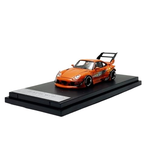 YLQERZ Modellauto Im Maßstab Orange 1/64 Für 911 992 GT3 RS Legierung Automodell Spielzeug Miniatur Hobby Sammlung Ornamente Für Die Sammlung(High Tail) von YLQERZ